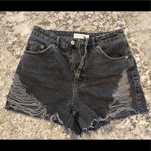 Top Shop High Rise Shorts- Size 6.